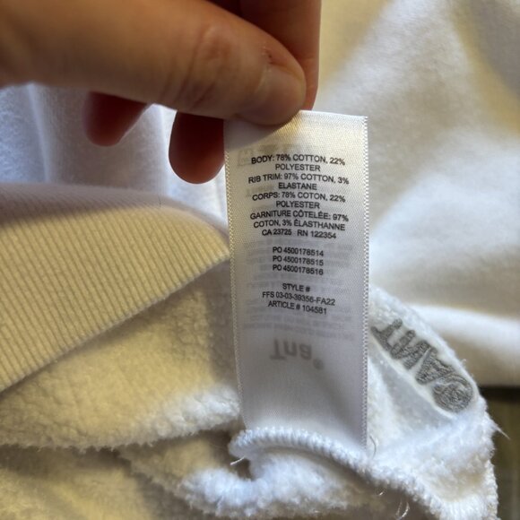 TNA Cropped White Quarter Zip - Picture 4 of 4